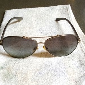 Tory Burch logo printed Aviator sunglasses